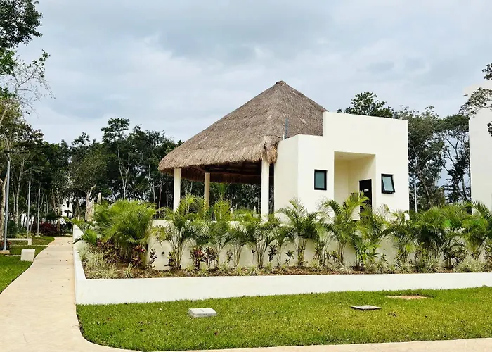 Apartamento Departamento De Hasta 5 Personas Con Alberca, Wifi Y Ac, En Zona Residencial, Ideal Vacaciones En Familia O Grupo Playa del Carmen