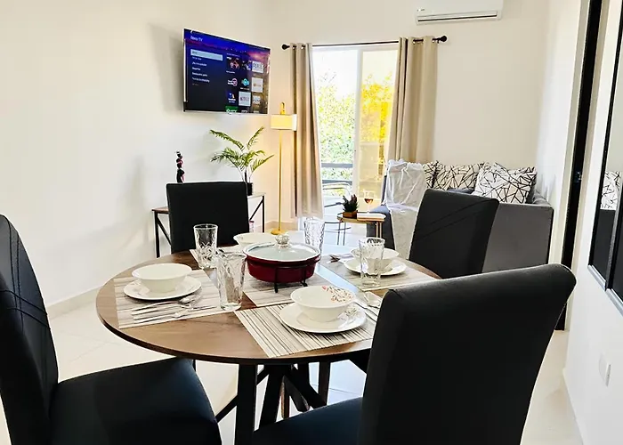 Apartamento Departamento De Hasta 5 Personas Con Alberca, Wifi Y Ac, En Zona Residencial, Ideal Vacaciones En Familia O Grupo